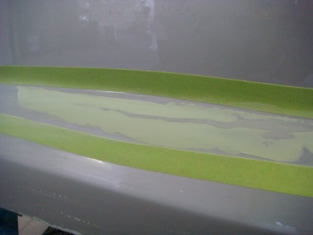 How to Remove a Run Using Polyester Putty