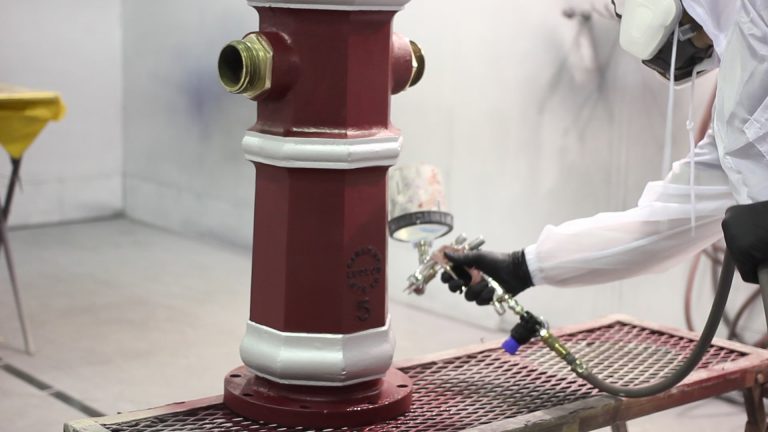 Custom Painted Fire Hydrant