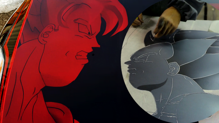 Custom Painted Dragon Ball Z Nissan Altima