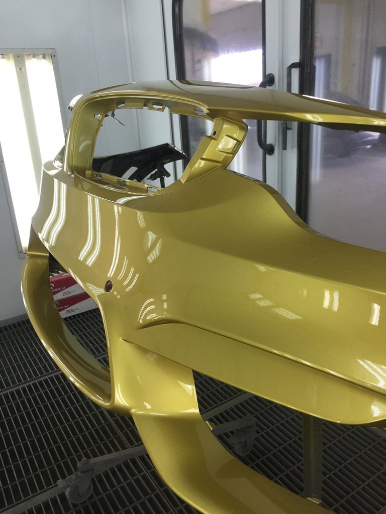 Spraying Basecoat